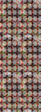 Raster illüstrasyonu. Küçük çiçekteki sevimli çiçek deseni. Güzel karalamalı çiçek desenli çizim. Güzel kumaş deseni.