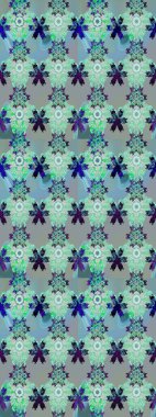 Yumuşak, bahar çiçekli arka plan. Mavi ve nötr renklerde çiçekler. Raster çiçek desenli ve çiçekli..