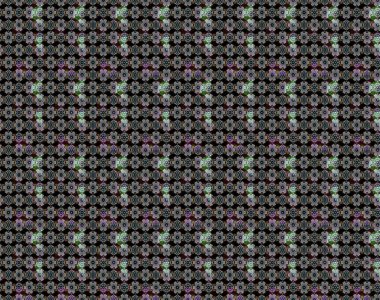 Siyah ve kahverengi renkte çiçekler. Çiçekli karalama şeklinde Raster çiçek deseni. Nazikçe, güzel çiçek arkaplanı..