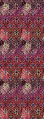 Renkli Yaz Temalı Kusursuz Arkaplan. Düz Çiçek Elementleri Tasarımı. Güzel kumaş deseni. Raster illüstrasyonunda trendsiz çiçek deseni.