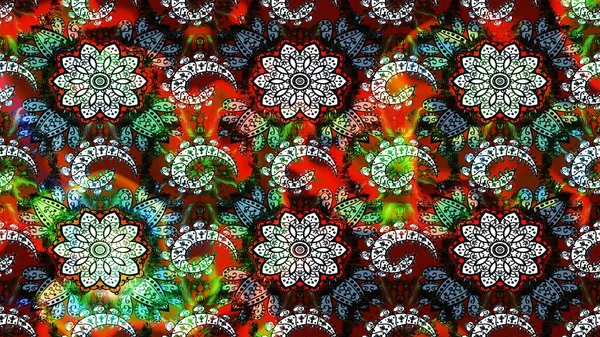 Ultraviyole kumaş deseni. Organik motif arka planı. Raster illüstrasyonu. Çizim deseni.