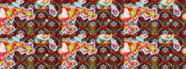 Anti-stres için soyut örnek sayfası. Gri ve kırmızı renklerde. Raster illüstrasyonu.