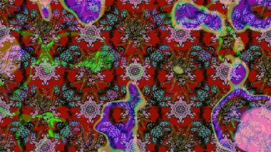 Kızılderili desenli desenli desenli şal deseni. Raster Henna dövme stili. Etnik Mandala süsü. Tekstil, tebrik kartı, boyama kitabı, telefon kılıfı baskısı için kullanılabilir.