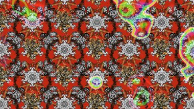 Gri renklerde. Raster illüstrasyonu. Anti-stres için Raster soyut şablon sayfası.