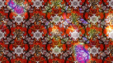 Çiçekli karalama şeklinde Raster çiçek deseni. Kahverengi renkli çiçekler. Yumuşak, bahar çiçekli arka plan.