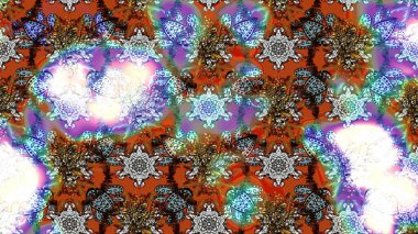 Güzel kumaş deseni. Bahar çiçekleriyle güzel bir çiçek deseni çizmişsin. Raster illüstrasyonu.