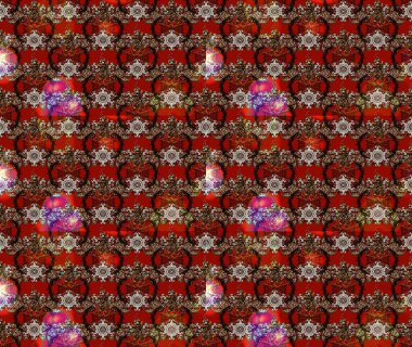 Raster illüstrasyonu. Güzel kumaş deseni. Bahar çiçekli güzel bir çiçek deseni..