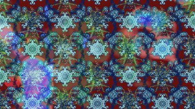 Flowers on blue and brown colors. Sketch pattern with flowers. Hand drawn. Watercolor illustration.