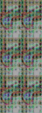 Gri ve yeşil çiçekli eskiz deseni, suluboya çiçek deseni, sevimli çiçek, duvar kağıdı, kart veya kumaş için fayanslı. Raster - stok.