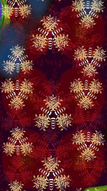 Renkli Bahar Temalı Kusursuz Arkaplan. Düz Çiçek Elementleri Tasarımı. Çiçeksel fantezi tasarımı. Parlak bir arka planda..