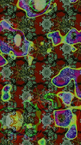 Suluboya etkisi. Botanik çizim kalıbı. Organik elementler. Raster deseni.