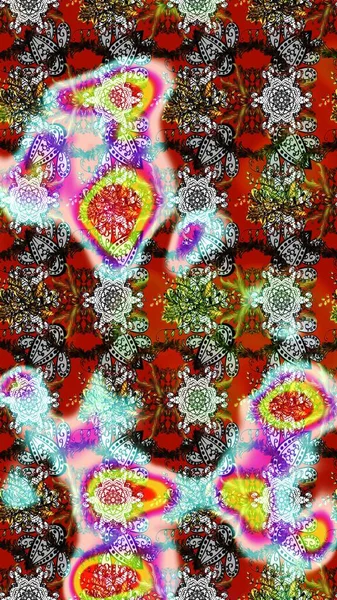 Raster Fashionable fabric pattern. Flat Flower Elements Design. Cute flowers pattern with gray and neutral colors. Colour Spring Theme sketch pattern Background.