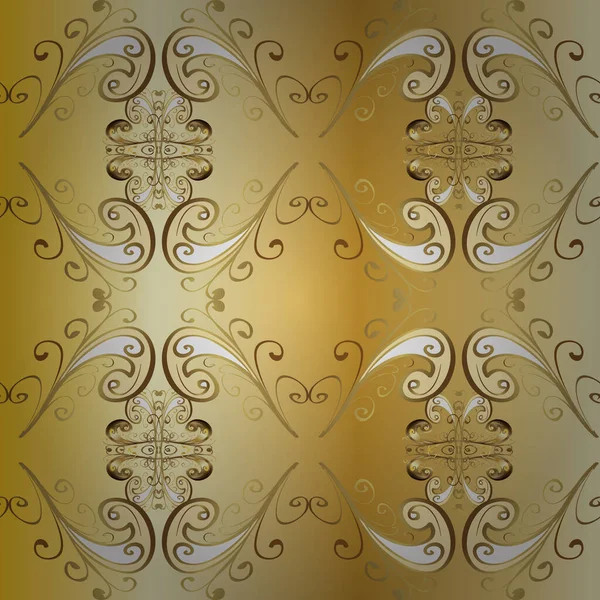 Altın kaplamalı hoş bir zemin. Lüks mobilyalar. Patina. Kusursuz ahşap oyma. Oyma. Altın elementlerle güzel renklerde desen. Küçük bir alan derinliği. Klasik mobilya stili.