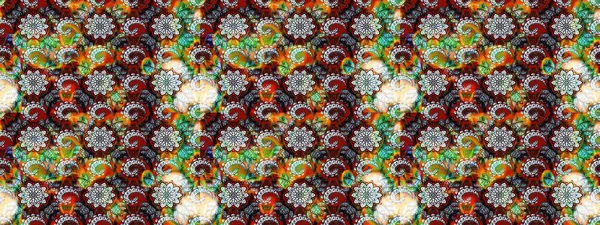 Çiçek arkaplan. Güzel kumaş deseni. Çizim raster deseni.