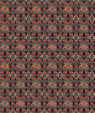 Eskiz Vintage Çiçek Deseni. Raster Kalça dokusu deseni.