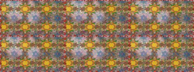 Çiçekler suluboya seamless modeli. Raster şık kumaş deseni.