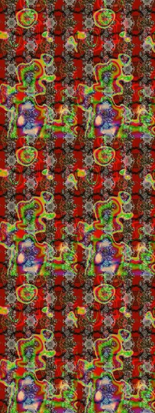 Eskiz arkaplan modeli. Raster - stok. Yapraklı çiçekler ve kırmızı ve kahverengi renkli papatya çiçekleri..