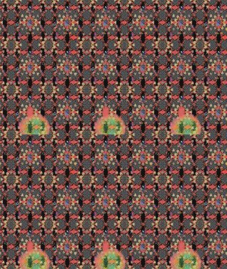 Çiçek grisi ve pembe çizim deseni. Klasik taslak çizimi. Raster çiçek izi..