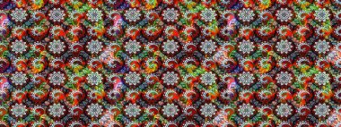 Özgürlük stili Millefleur 'lar. Tekstil, duvar kâğıdı, kapaklar, yüzey, baskı, hediye paketi, hatıra defteri, dekupaj. Küçük yabani çiçeklerdeki halk modelini çiz. Taşralı şıklığı.