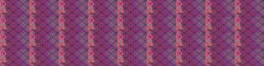 Raster - stock. Seamless background pattern. Flowers with leaves and chamomile with cornflowers on purple and pink colors.