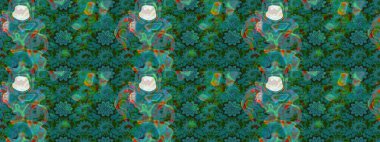 Güzel kumaş deseni. Çiçek arkaplan. Çizim raster deseni.