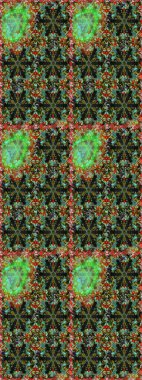 Altın elementlerle yeşil ve gri renklerde altın desen. Süslü dekorasyon. Lüks, kraliyet ve Viktorya dönemi konsepti. Raster klasik barok çiçeksiz altın desenli..