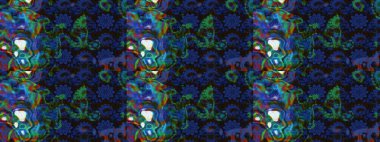 Tekstil, kumaş, ambalaj, hatıra defteri için hoş bir çiçek arkaplanı. Mavi ve gri arka planda. Çocuksu tasarım. Elle çizilmiş karalama çiçekleri ile Raster çizim deseni.