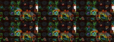 Güzel suluboya çiçekler, parlak resimler ilham verici ve kahverengi çiçek desenli eskiz arka planı. Raster..