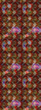 Çiçek desenli eskiz. Kahverengi ve kırmızı renkte çiçekler. Tişört baskısı için çiçek boyama rasteriName.