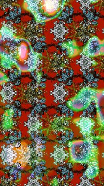 Çocuk stili. Çiçekli eskiz arkaplanı. Renkli Bahar Teması eskiz kalıbı. Düz Çiçek Elementleri Tasarımı.