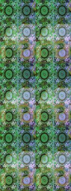 Süslü kumaş deseni. Raster deseni. Çiçekli çiçek deseni, suluboya..