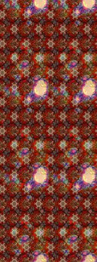 Küçük bir çiçekte eskiz deseni. Güzel kumaş deseni. Raster illüstrasyonu. Güzel çiçek arkaplanı..