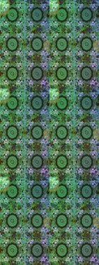 Klasik klasik klasik arka plan. Geleneksel oryantasyon süsü. Kusursuz klasik raster altın desenli. Yeşil ve mavi renklerde altın elementlerle kusursuz desen.