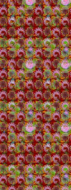 Çocuk stili. Düz Çiçek Elementleri Tasarımı. Çiçekli eskiz arkaplanı. Renkli Bahar Teması çizim şablonu.