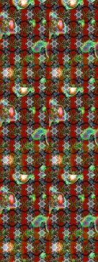 Raster illüstrasyonundaki çiçek desenli çizim. Süslü kumaş deseni. Düz Çiçek Elementleri Tasarımı. Renkli Bahar Teması çizim şablonu.