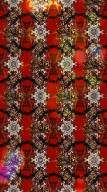 Çiçek çelengi. Eski moda arka plan. Raster illüstrasyonu. Desen, çizim, çiçek sınırı. Kıvırcık, parlak örgü. Güzel, pürüzsüz kumaş, tuval..