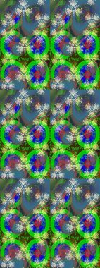 Küçük çiçekte güzel bir desen. Çiçekli yaz çiçekleri. Robot resim. Küçük renkli çiçekler. Motley illüstrasyonu. Moda baskıları için zarif bir şablon.