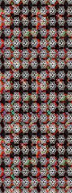 Eskiz Vintage Çiçek Deseni. Raster Kalça dokusu deseni.