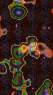 Düz Çiçek Elementleri Tasarımı. Çocuk stili. Çiçekli eskiz arkaplanı. Renkli Bahar Teması çizim şablonu.