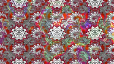 Moda baskısı. Suluboya desenli çiçek deseni. Ton halinde. Dekorasyon ve tasarım için güzel bir desen. Çiçeğin suluboya çizimlerinin zarif deseni.