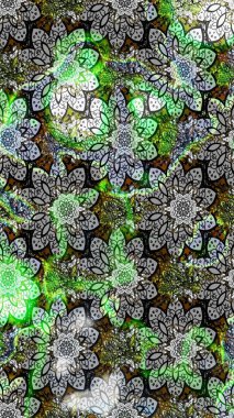 Raster güzel bir çiçek deseni çizmiş. Bahar mevsimi. Nazik romantik baskı. Tatil havası..