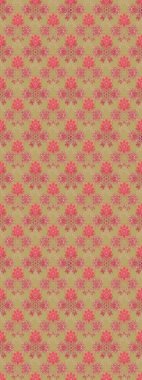 Tarafsız ve pembe renklerde güzel bir tekstil. Çiçeklerle suluboya desenli çiçek deseni. Raster illüstrasyonu.