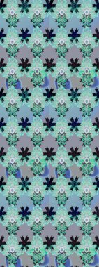 Küçük mavi ve nötr çiçeklerle oldukça eski bir besin torbası deseni. Tekstil, kumaş, kapaklar, duvar kağıtları, baskı, paket, koleksiyon defteri, örgü, dekupaj için çiçek arkaplanı..