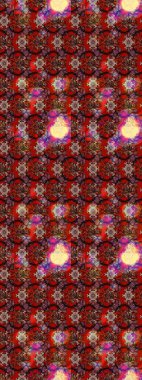 Çiçekli el çizimi çizimi deseni. Modern gelişim kahverengi ve kırmızı raster arka plan duvar kağıdı çizimi klasik çizgili iz sürme desenli çiçekler, çiçekli süsler.