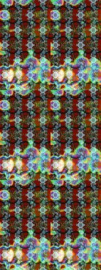 Küçük çiçekte güzel bir çiçek deseni var. Çiçekli çiçek deseni, suluboya. Raster deseni.