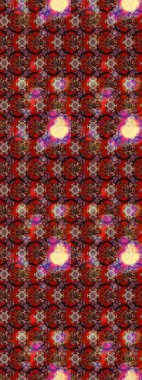 Çiçekli el çizimi çizimi deseni. Modern gelişim kahverengi ve kırmızı raster arka plan duvar kağıdı çizimi klasik çizgili iz sürme desenli çiçekler, çiçekli süsler.