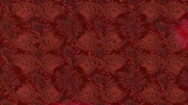 Renkli unsurlarla hareketli arka plan görüntüleri. Çiçekler. Eski model. Bayrak tarzı. Video kaydı. Şablon. Döngü. Kusursuz.. 