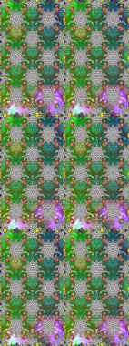 Raster suluboya çiçek deseni, narin çiçekler, yeşil ve gri çiçekler, tebrik kartı şablonu. Raster Güzel kumaş deseni.