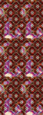 Raster illüstrasyonu. Kahverengi ve kırmızı renklerde bahar çiçekleri. Yaprak ve çiçeklerin suluboya resmi, kahverengi ve kırmızı renklerin çizim şekli.