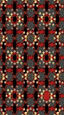 Zarif, parlak ve eskiz siyah ve kırmızı çiçek desenli. Sabıka fotoğraflarında, bebek kıyafetlerinde, duvar kâğıtlarında, paket kutularında falan kullanılabilir. Raster..